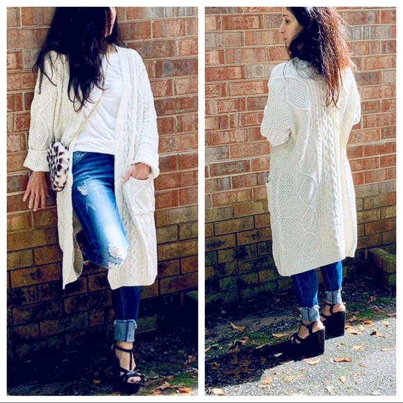 ✨LAST ONE ✨PARIS ✨knit long oversized cardi/jacket - Picture 3 of 8